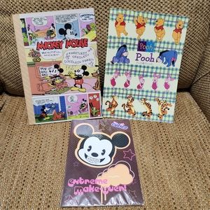 [NEW] Lot of 3 Disney Notebooks / Journals / Back to School supplies